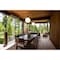 Z-Lite Laurent Outdoor Pendant, 1-Light, 12 In.W x 15 In.H, Black/Opal 597P12-BK - alternate 2